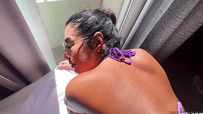 Busty Hot MILF Monica Santhiago Gets Her Pussy Fucked By Rome Major!