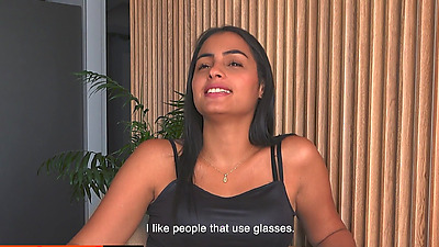 Busty Latina Model Riding Big Shaft POV Cowgirl At Lingerie Casting