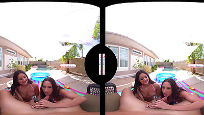 Double The Fun With With Sexy Babes Ashley Adams And Eliza Ibarra