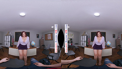 Busty Professor Gives Hard Working Student What He's Been Dreaming About - Natasha Nice