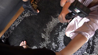 BENEFIT MONKEY: Katrina Moreno gets fucked hard and ends up with her big tits covered in cum