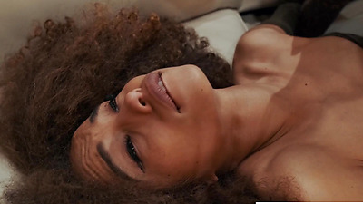 EroticaX - Ebony Hottie Seduces Handsome Hunk - Cecilia Lion