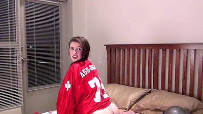 Really Hot Stuff Super Hot Student Bearing All Of Her Tiny Pink Parts