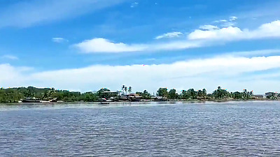 I TOOK MY WIVES ON A GANGBANG WITH MY FRIENDS ON AN OLD BOAT IN SALVADOR