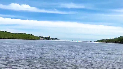 I TOOK MY WIVES ON A GANGBANG WITH MY FRIENDS ON AN OLD BOAT IN SALVADOR