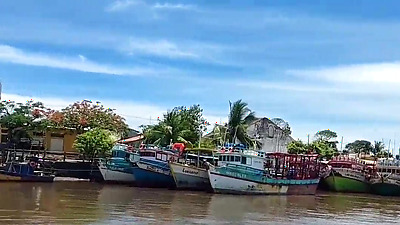 I TOOK MY WIVES ON A GANGBANG WITH MY FRIENDS ON AN OLD BOAT IN SALVADOR