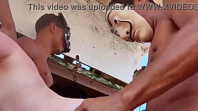 I TOOK MY WIVES ON A GANGBANG WITH MY FRIENDS ON AN OLD BOAT IN SALVADOR