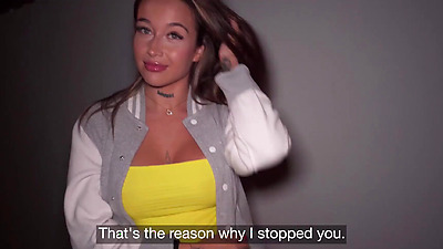 Public Agent PAWG bounces it all over big hard shaft