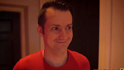 MATURE4K. April Velvet used her amazing tits to milk her neighbour's big penis