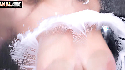 Rissa May Gets Horny Feeling Her Arse Fill With Warm Cum