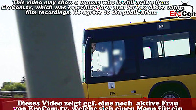 German old man meets student via EroCom dating app and fucks her