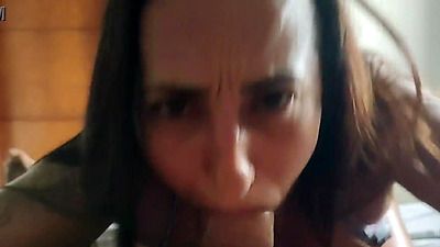 Cumming on the cake! Wife asked for condensed milk and got cum to eat with cake.