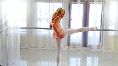 Parker Rips Emma’s Leotard and Cums All Over Her Juicy Cooch!