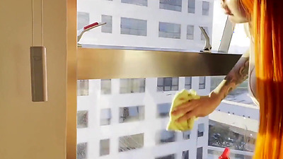 I COULDN'T HOLD IT WHEN I SAW MY HOUSEKEEPING SECRETARY'S BIG BOOTY AND I CUMMED INSIDE THE WHORE'S BOOTY! (COMPLETE ON SHEER AND RED)