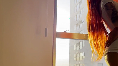 I COULDN'T HOLD IT WHEN I SAW MY HOUSEKEEPING SECRETARY'S BIG BOOTY AND I CUMMED INSIDE THE WHORE'S BOOTY! (COMPLETE ON SHEER AND RED)