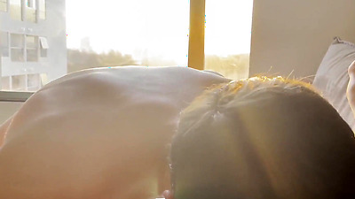 I COULDN'T HOLD IT WHEN I SAW MY HOUSEKEEPING SECRETARY'S BIG BOOTY AND I CUMMED INSIDE THE WHORE'S BOOTY! (COMPLETE ON SHEER AND RED)