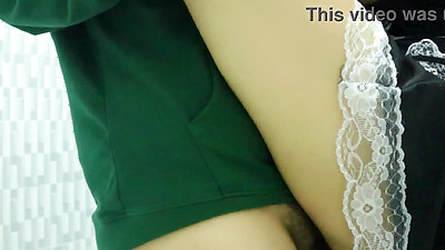 Thai maid leaked, caught by employer, fucked in the bathroom