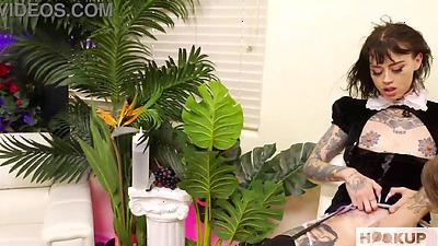 Tattooed Supermodel CC Doll's Extreme Anal Sex Hookup