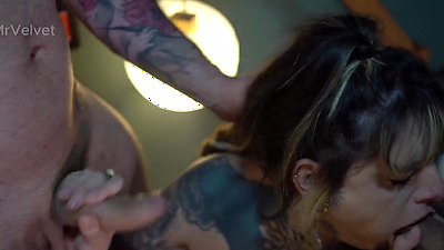 Dread Hot cutie getting fucked by two big dicked males / Full video on XvideoRed or Sheer