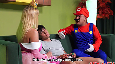 SEXMEX - MARIO AND PRINCESS PEACH ARE SWINGERS . Emily Thorne