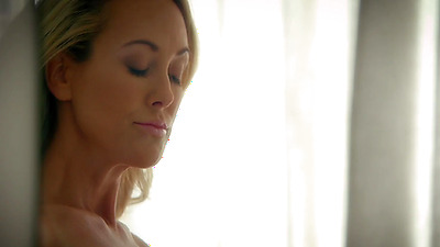 Brandi asks if he minds if she sunbathes naked, she knows it won't be long before he will be enjoying the view.