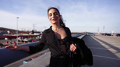 GERMAN SCOUT - Fit Italian Babe Lola Danger with small Tits Pickup for Hard Casting Fuck