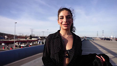 GERMAN SCOUT - Fit Italian Babe Lola Danger with small Tits Pickup for Hard Casting Fuck