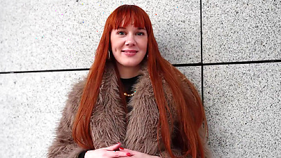 GERMAN SCOUT - Skinny Tall German Redhead Ginger Babe Soley Summer First Time Porn Casting