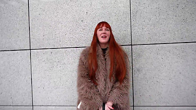 GERMAN SCOUT - Skinny Tall German Redhead Ginger Babe Soley Summer First Time Porn Casting