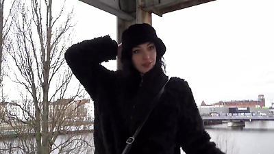 GERMAN SCOUT - Crazy Skinny Goth Chick Brisen love Rough Fuck at Porn Casting with Rimjob Squirting and Deepthroat