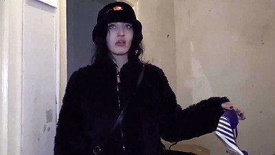 GERMAN SCOUT - Crazy Skinny Goth Chick Brisen love Rough Fuck at Porn Casting with Rimjob Squirting and Deepthroat