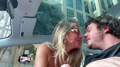 Bonnie Blue Fucks In Self Driving Tesla