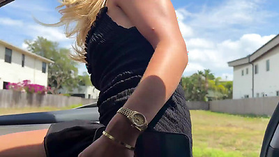 Bonnie Blue Fucks In Self Driving Tesla