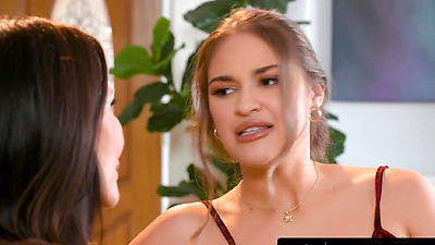 MOMMY'S CHICK - Busty MILF Shay Sights Face Fucks stepbae Gizelle Blanco After Eating Her Booty