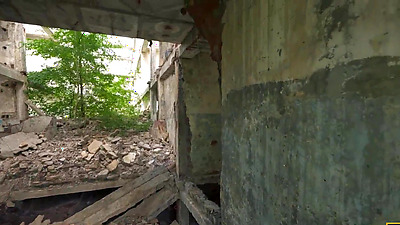 HUNT4K. Slutty brunette enjoys a passionate anal fuck with a stranger