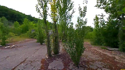 HUNT4K. Slutty brunette enjoys a passionate anal fuck with a stranger