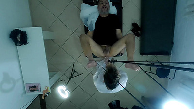 Patient goes to the urologist, gets horny and ends up having his anus broken.