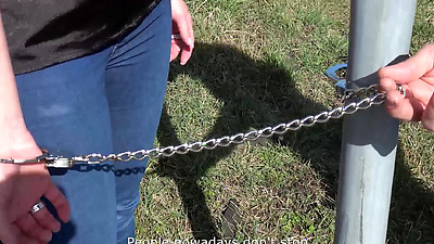 Russian Short Haired Teen Fucked In A Van