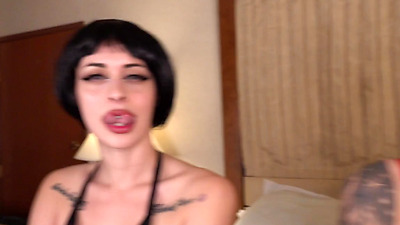 Split Tongue Lesbians Teach Darcy How Their Tongues Work