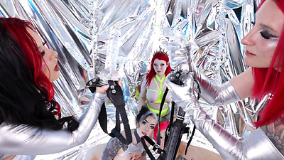 5-way Asstronauts With Taylor, Lorelai, Bunny, Sabien And Aspen