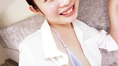 Cafe Babe Yuko Mukai Comes To Play Today In The Cutest Bra And Panties