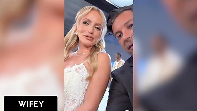 WIFEY Bride Danielle Renae Gets Stretched Out In 5-BBC Gangbang While Hubby Watches