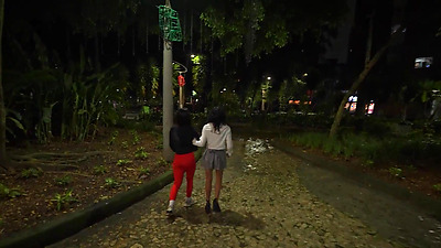 Public Pickup - We Met Her In A Park And Made Her Join A 3Way