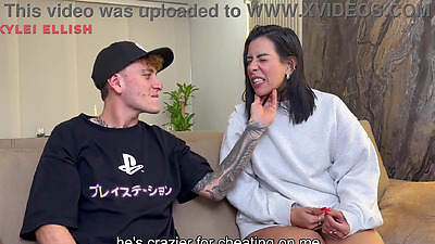 That's what you get for cheating! I fuck my boyfriend's best friend on his birthday, he fills my vagina with his cum! Kylei Ellish, Pipeboy and Nick Jowels