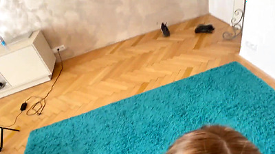 Surprise Creampie for New 18 years old babe first casting interview Rika Fane - POV