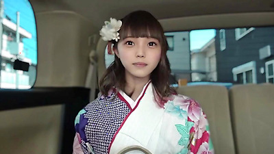 Hidden big breasts G cup 20-year-old on the way home from coming-of-age ceremony 1