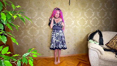 A cute chick from the beach became a dirtiest submissive