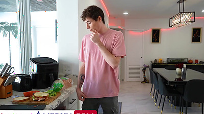 Milf Katalina Kyle takes a big shaft in her holes