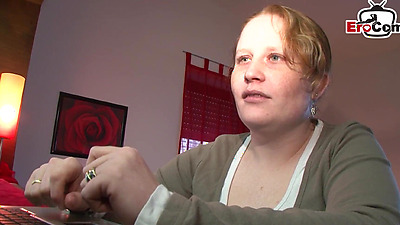 German wife casting for cheating with stranger man