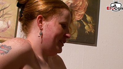 German wife casting for cheating with stranger man